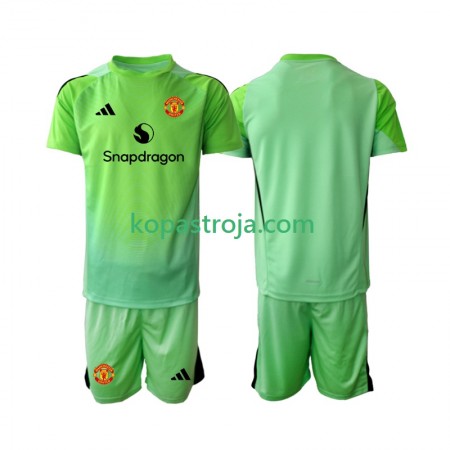Billiga Fotbollströjor Manchester United Målvakt Barn Fjärde tröja 2025/26 Kortärmad